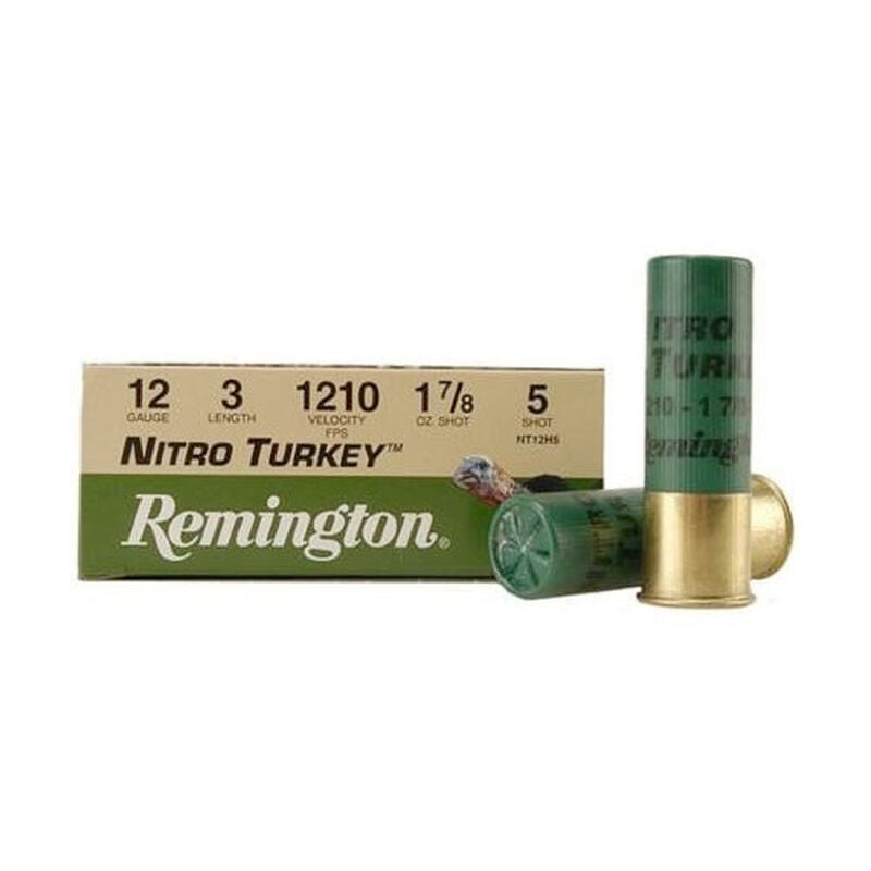Remington Nitro Turkey 12 Gauge 5 Shot Ammo - 10 Rounds image number 0