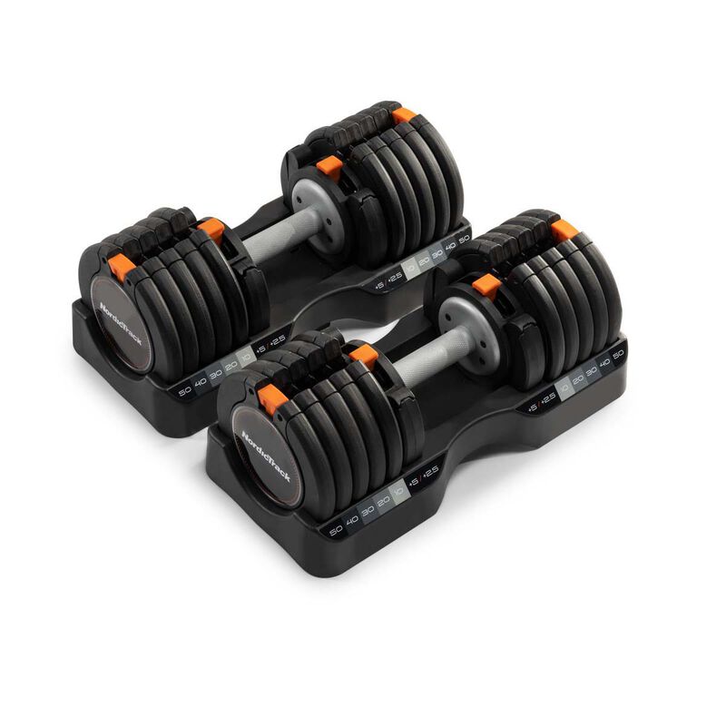 NordicTrack 55 Lb. Select-A-Weight Dumbbell Set image number 4