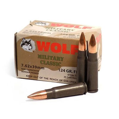 Wolf 7.62 FMJ Ammo