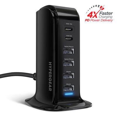 Hypergear Power Tower 42W High-Speed Charging Station