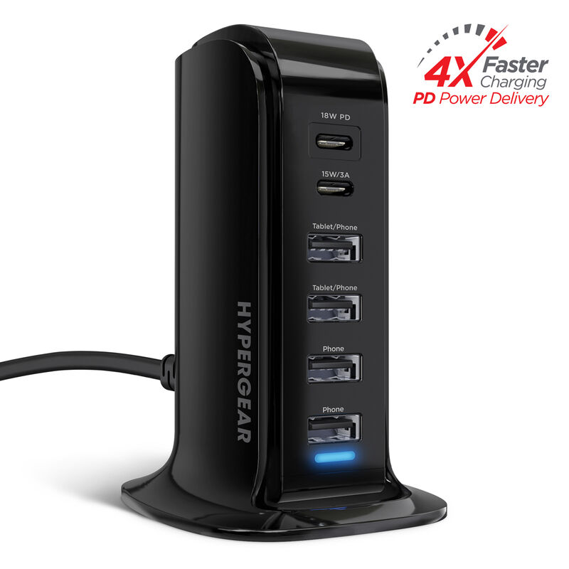 Hypergear Power Tower 42W High-Speed Charging Station image number 0