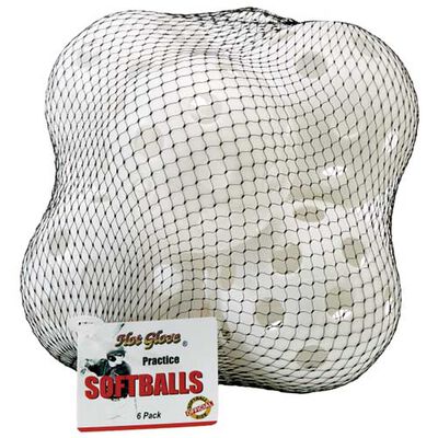 Hot Glove 6 pk Wiffle Softballs