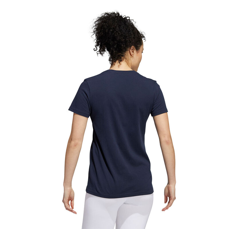 adidas Women's Short Sleeve Two Tone Tee image number 1