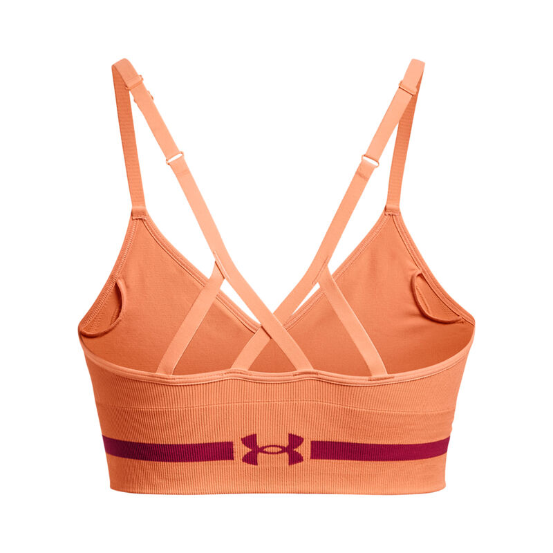 Under Armour Women's Seamless Low-Impact Long Bra image number 7
