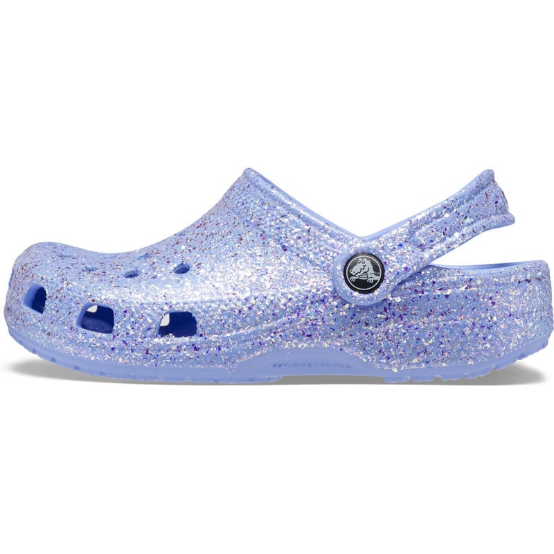 Crocs Youth Classic Glitter Moon Clogs image number 1