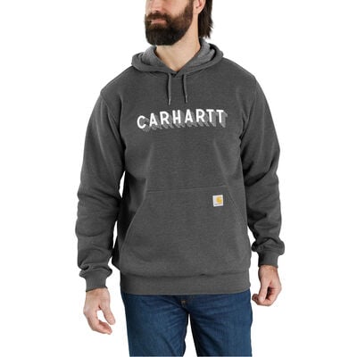 Carhartt Men's Rain Defender Loose Fit Midweight Logo Graphic Sweatshirt