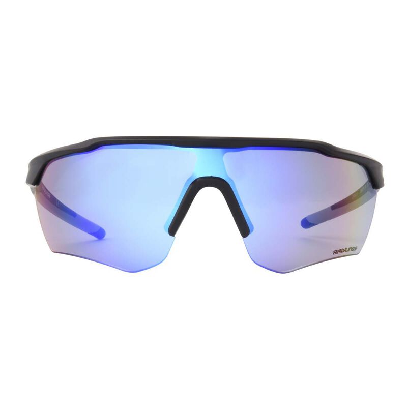 Rawlings Youth Youth Black Blue Mirror Shutout Sunglasses image number 0