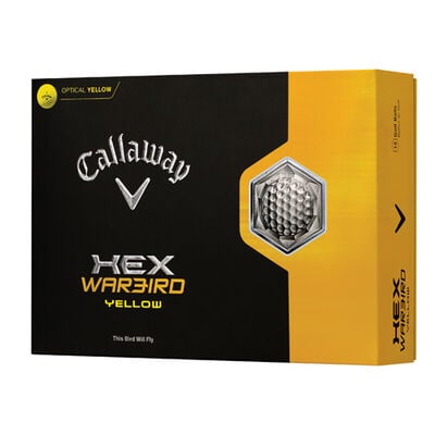 Callaway Golf Hex Warbird Yellow 12 Pack