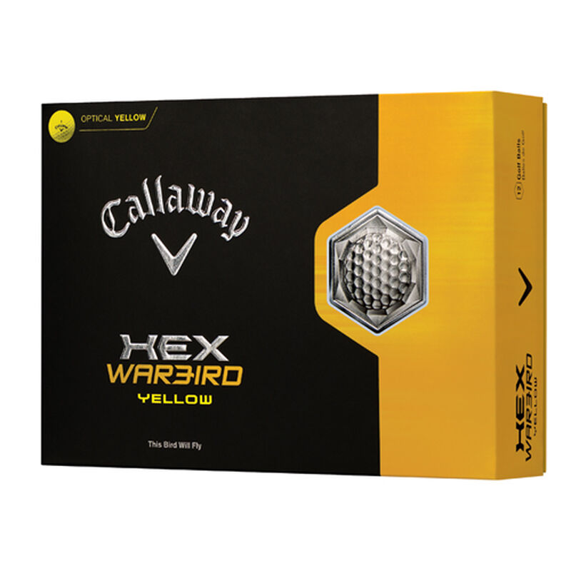 Callaway Golf Hex Warbird Yellow 12 Pack image number 0