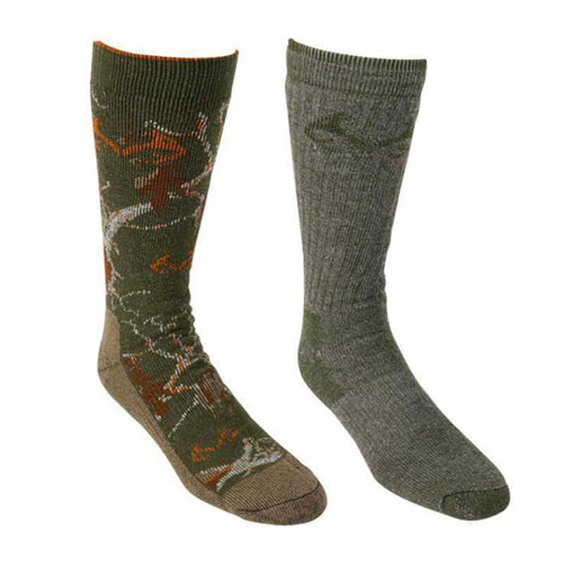 Men's Merino Wool Blend Boot Socks 2-Pairs, , large image number 0