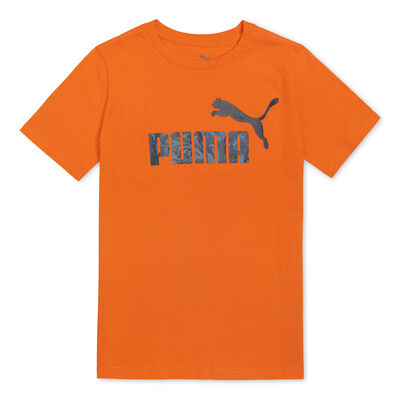 Puma Boys' Short Sleeve Logo Tee