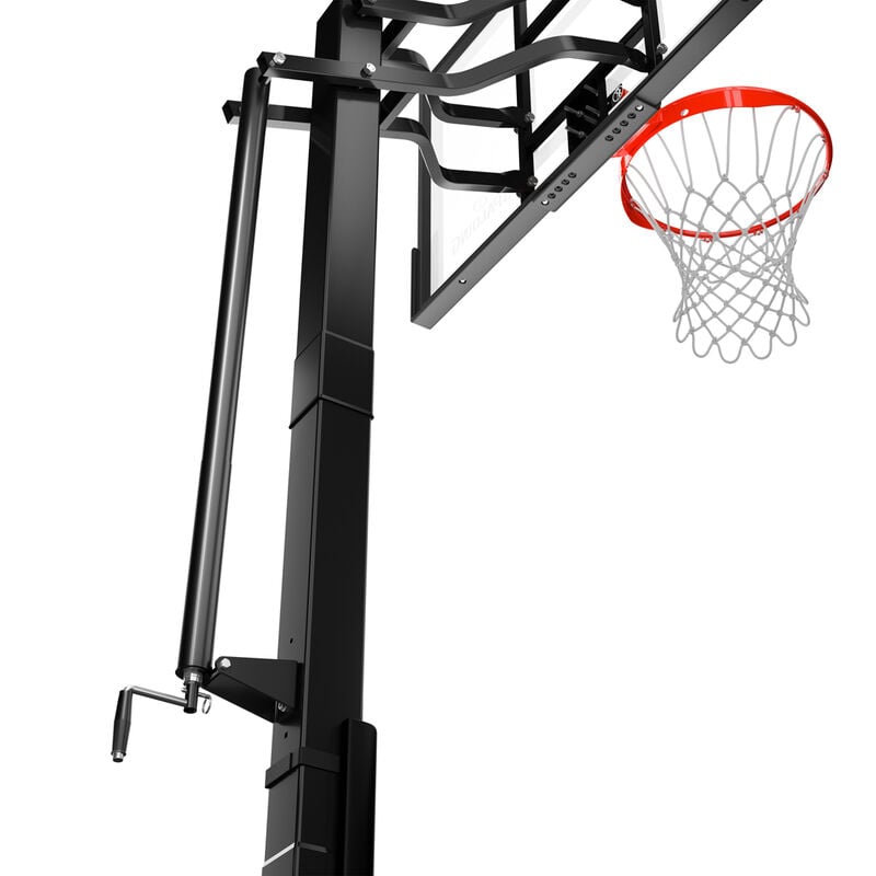 Spalding Ultimate Hybrid 54" Acrylic Portable Basketball Hoop image number 3