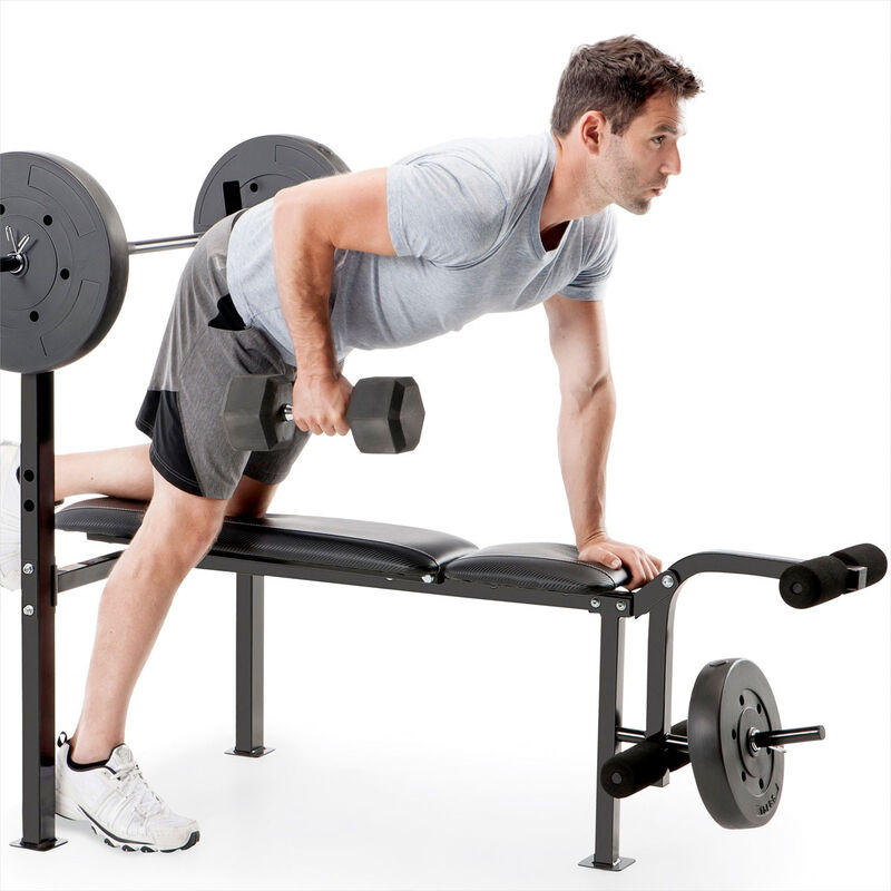 Competitor Bench With 80lb Weight Set image number 3