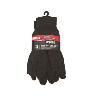 True Grip Large Jersey Gloves 3-Pack