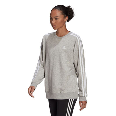 adidas Women's Essentials Studio Lounge 3-Stripes Sweatshirt