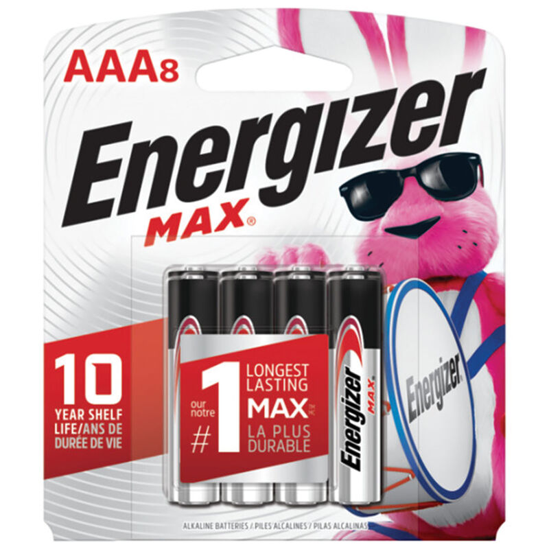 Energizer Max AAA Batteries 8-Pack image number 0