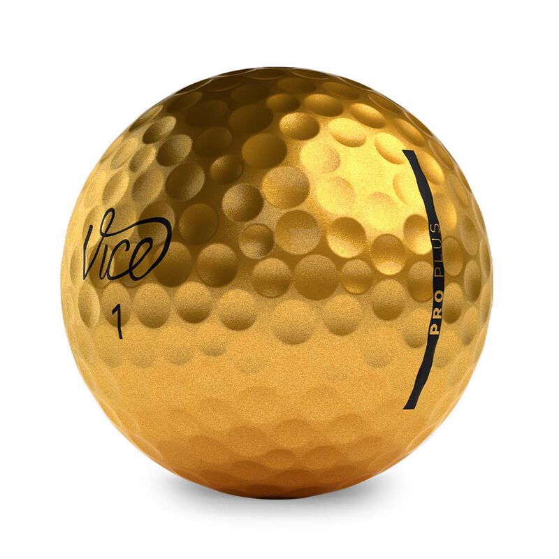 Vice Golf ProPlus Gold Vice 12 Pack Golf Balls image number 2