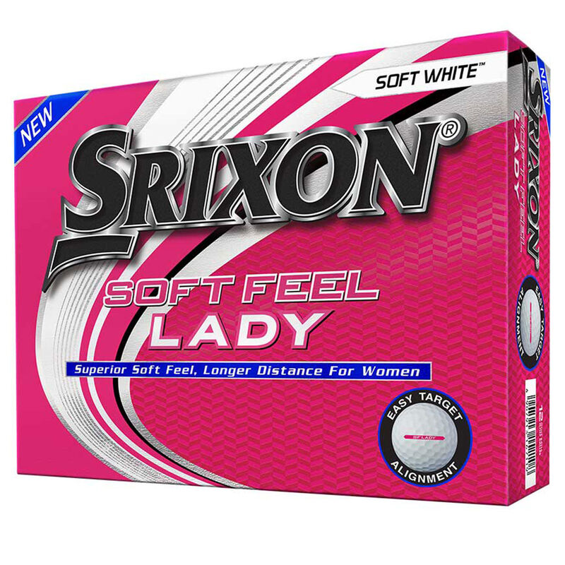 Srixon Soft Feel Lady White Dozen Golf Balls image number 0