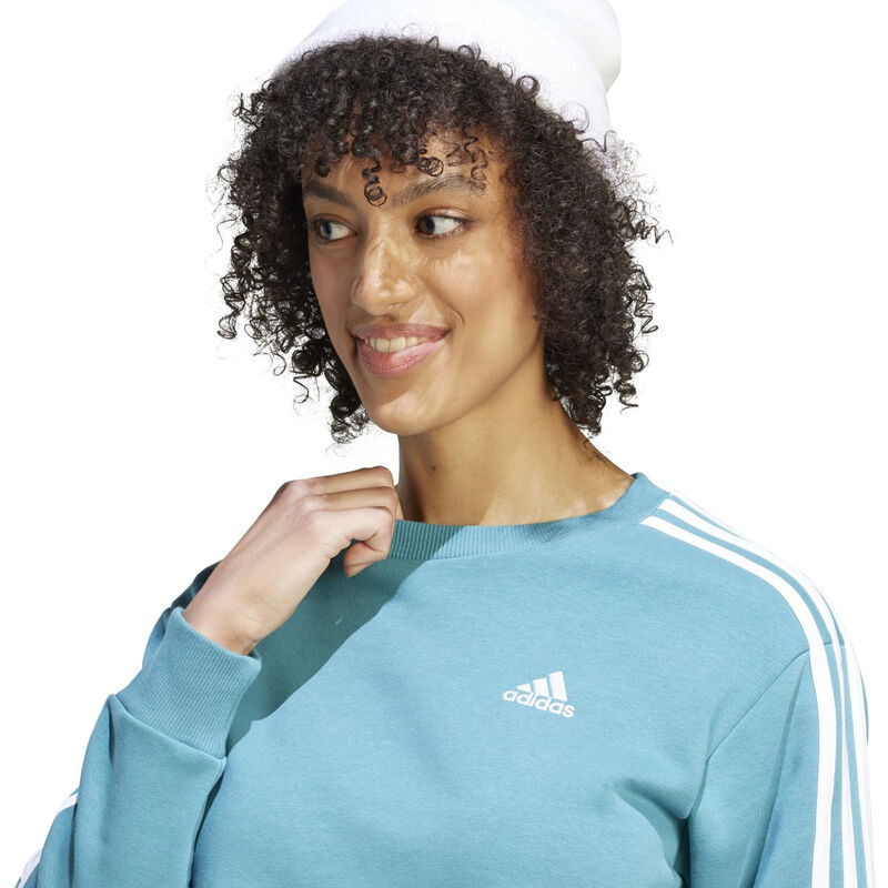 adidas Women's Essentials 3-Stripes Fleece Sweatshirt image number 6