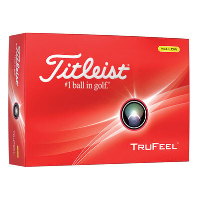 Titleist TruFeel Yellow Golf Balls