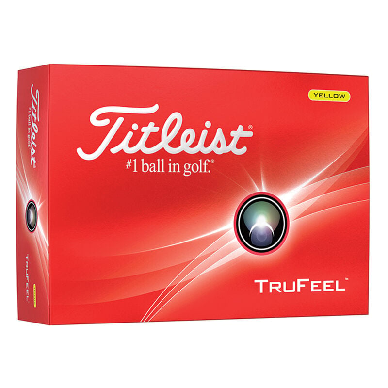 Titleist TruFeel Yellow Golf Balls image number 0