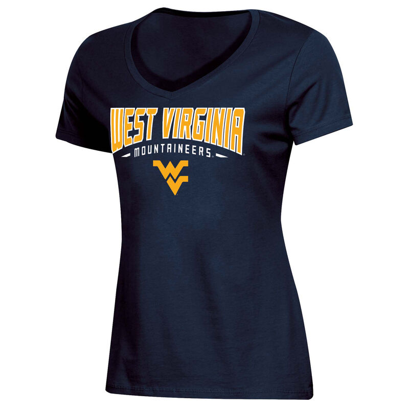 Knights Apparel Women's University of West Virginia Classic Arch Short Sleeve T-Shirt image number 0