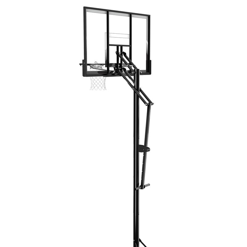 Spalding 50" Shatter-proof Polycarbonate Quick Glide Portable Basketball Hoop, , large image number 3