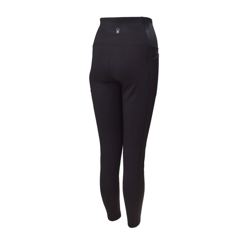 Spyder Ladies' High Rise Tights with Pockets, Black Small