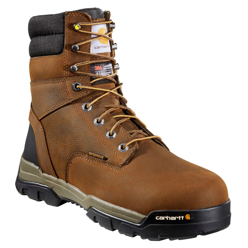 Carhartt Ground Force WP Ins. 8" Composite Toe Work Boot image number 1