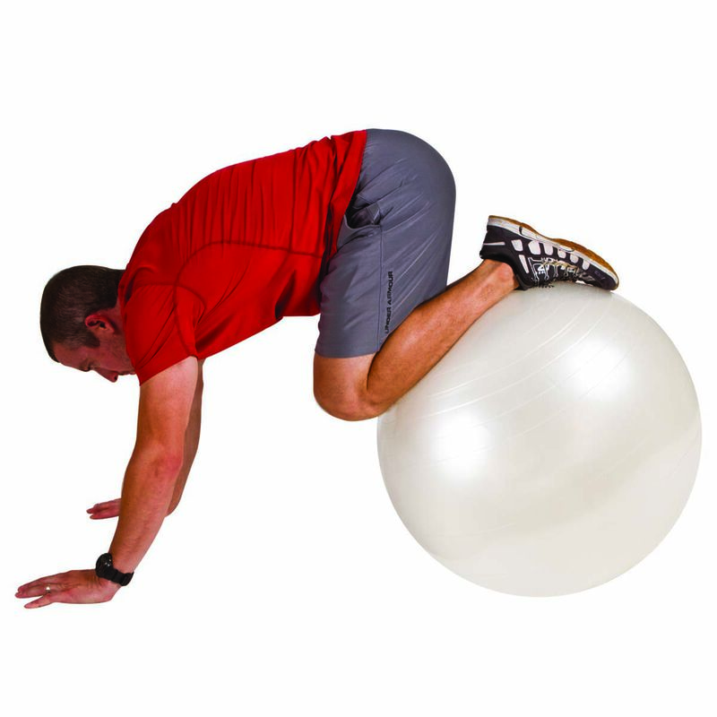 Go Fit 65cm 1000lb Capacity Exercise Ball with Pump & Training Poster image number 7