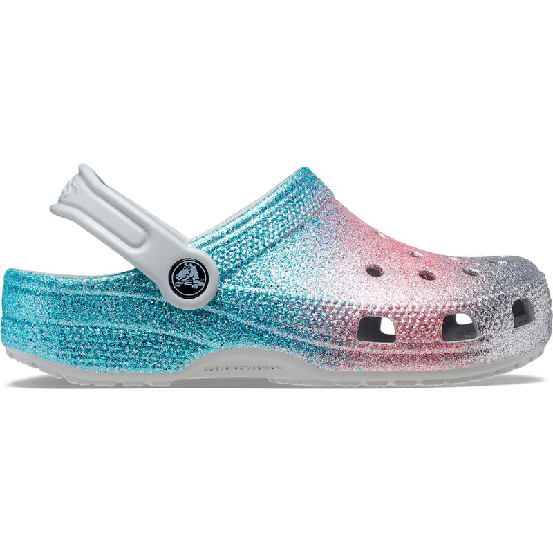 Crocs Youth Classic Glitter Shimmer Clogs image number 0