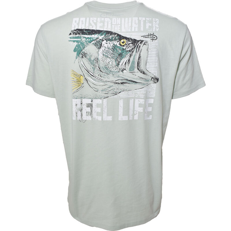 Reel Life Men's Bass Head Short Sleeve T-Shirt image number 0