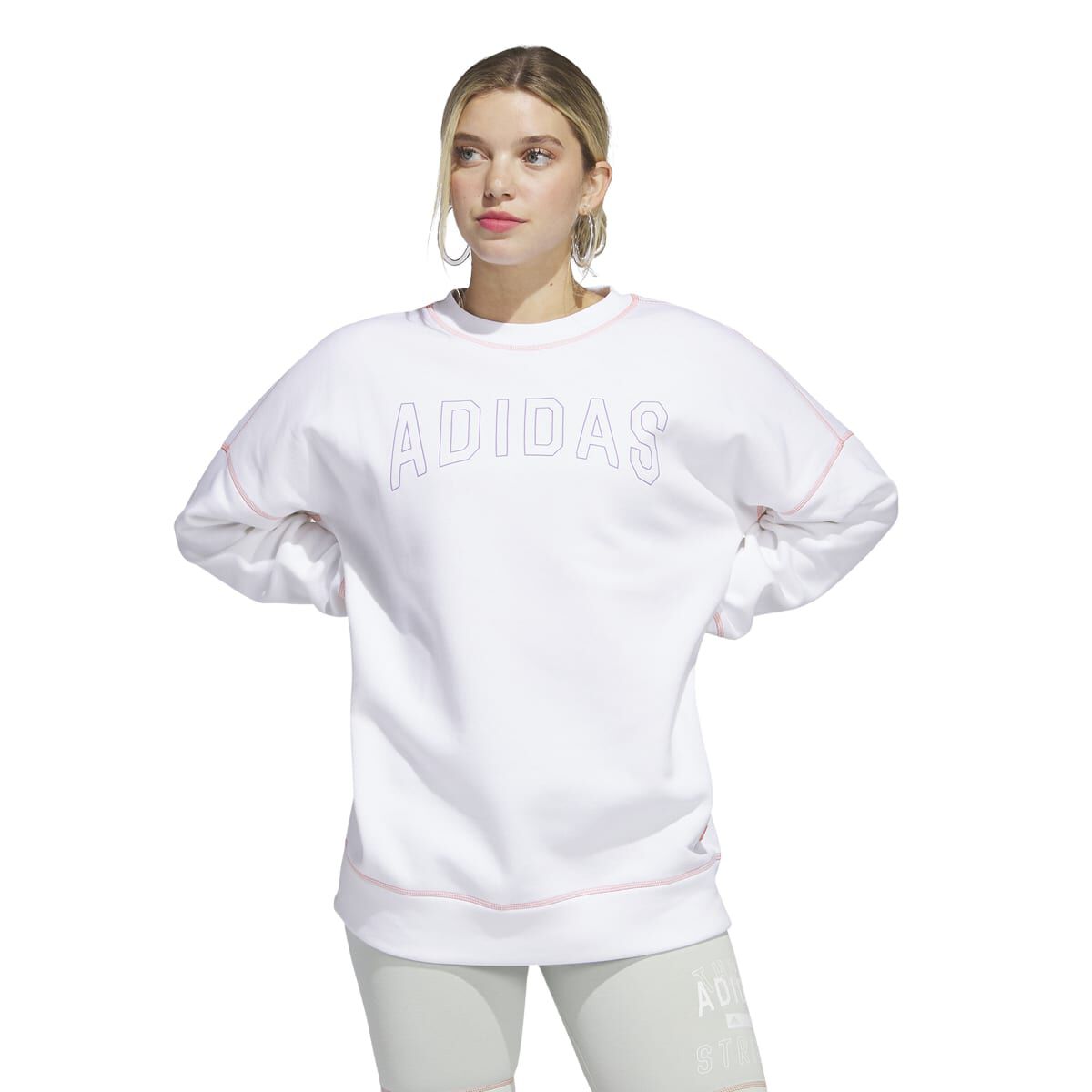 Women's adidas originals boyfriend crewneck sweatshirt deals
