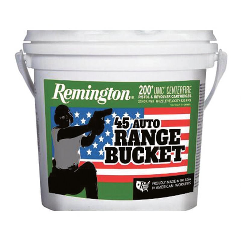 Remington UMC 200 Round Range Bucket .45 ACP Ammunition image number 1