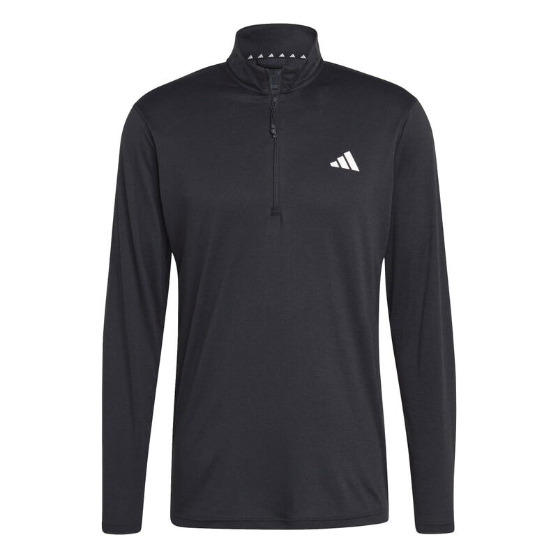 adidas Men's Train Essentials Seasonal Training 1/4-Zip Long Sleeve Sweatshirt image number 1