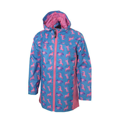 I5 Girls' Unicorn Ombre Rain Jacket