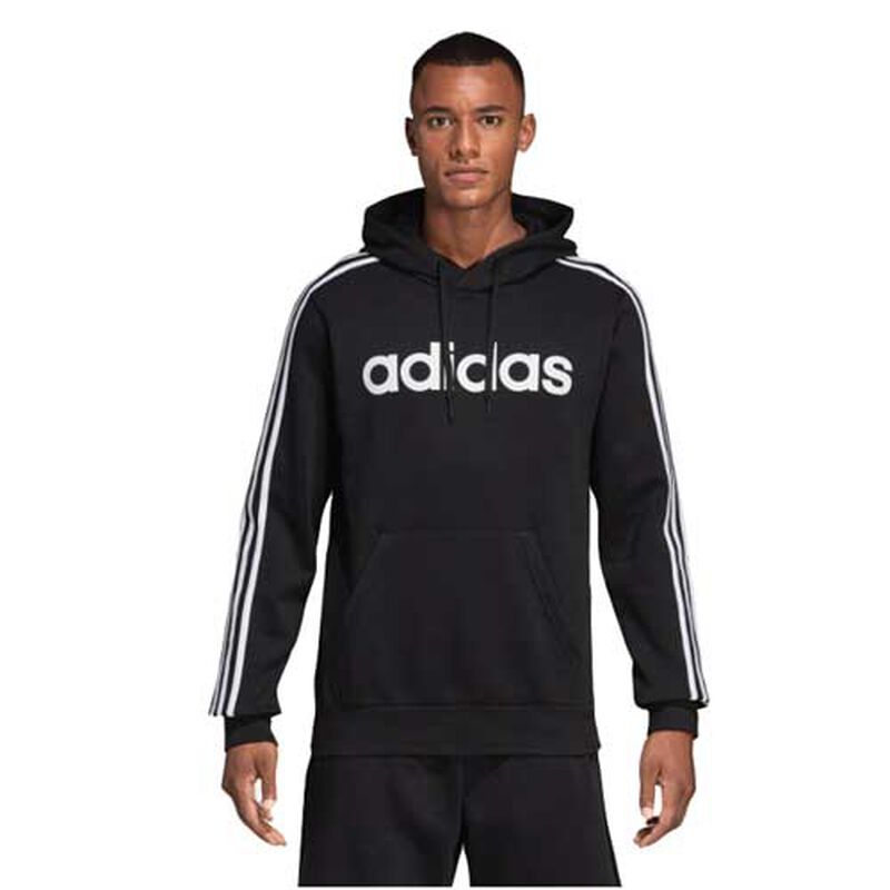 adidas Men's Essentials 3-Stripes Pullover Hoodie, , large image number 0