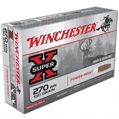 Winchester Super X .270 130 Grain Win Ammunition