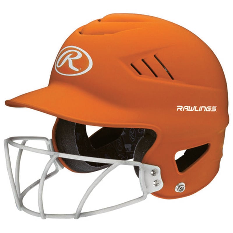 Rawlings Highlighter Fastpitch Batting Helmet With Mask image number 0