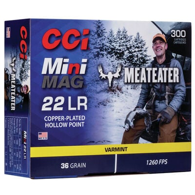 CCI 22LR 36GR Mini Mag 300CT Meat Eater