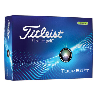 Titleist Tour Soft Glossy Green Golf Balls