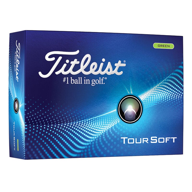 Titleist Tour Soft Glossy Green Golf Balls image number 0