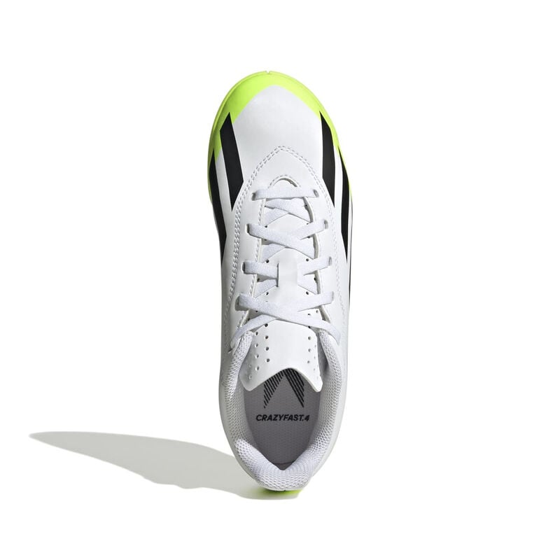 adidas Youth X Crazyfast.4 Indoor Soccer Cleats image number 1
