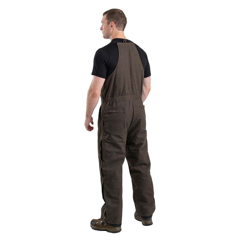 Berne Men's Heartland Insulated Washed Duck Bib Overall image number 2