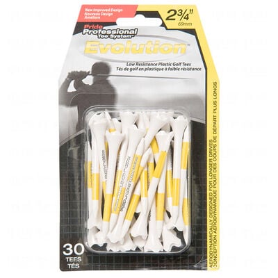 Pride Sports 2 3/4" Evolution Professional Golf Tees - 30 Pack