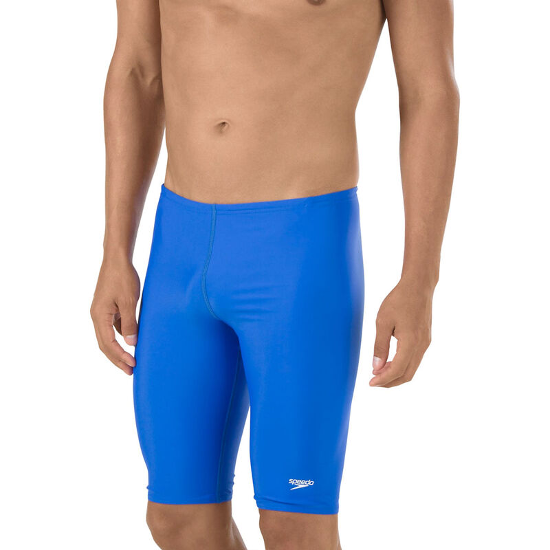 Speedo Men's Solid Jammer Swimsuit image number 0