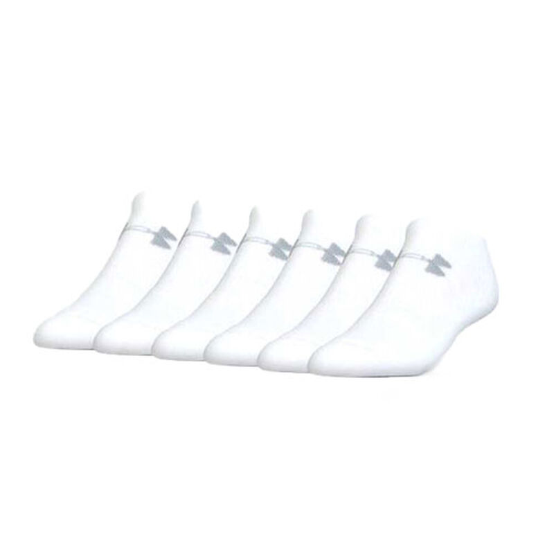 Under Armour Men's Charged Cotton No-Show Socks 6-Pack image number 0