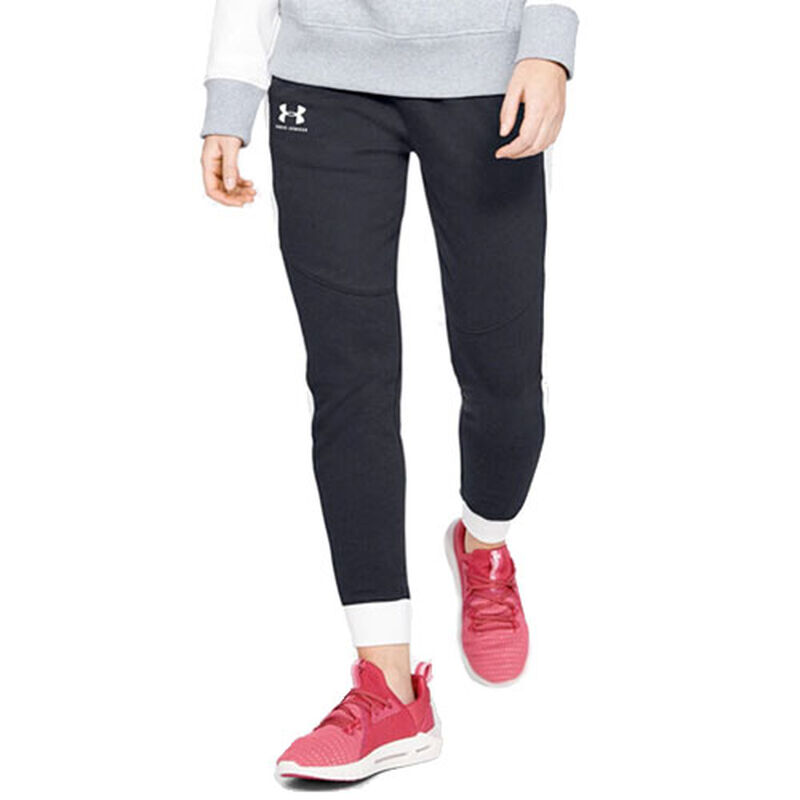 Under Armour Women's Rival Fleece Graphic Novelty Pant, , large image number 0