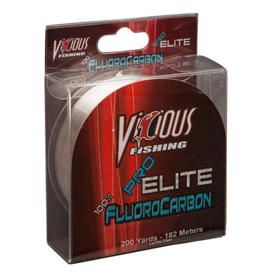 Vicious Fishing Eflo-17 Pro Elite 100% Fluoro ( 17lb Test  200 Yards)