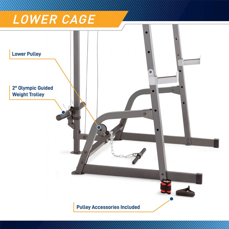Marcy Deluxe Smith Cage System with Weight Bench image number 5